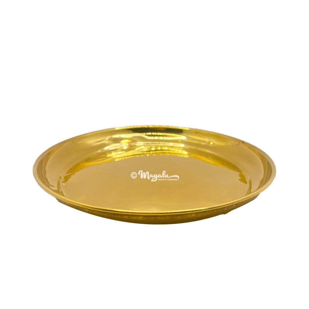 Pittal Pittal Puja Thali (9 inch)